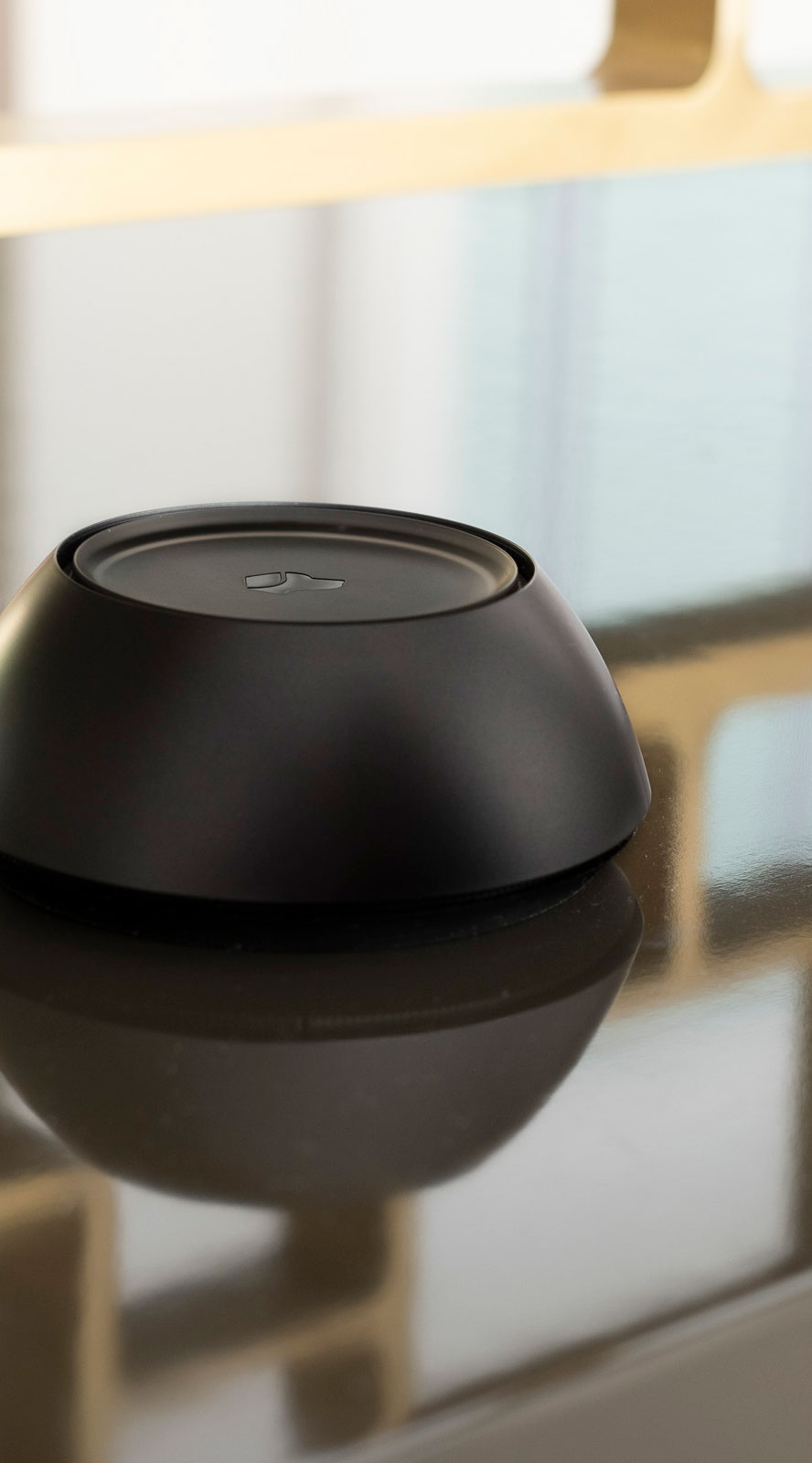 close up product image of a josh ai nano sitting on a countertop